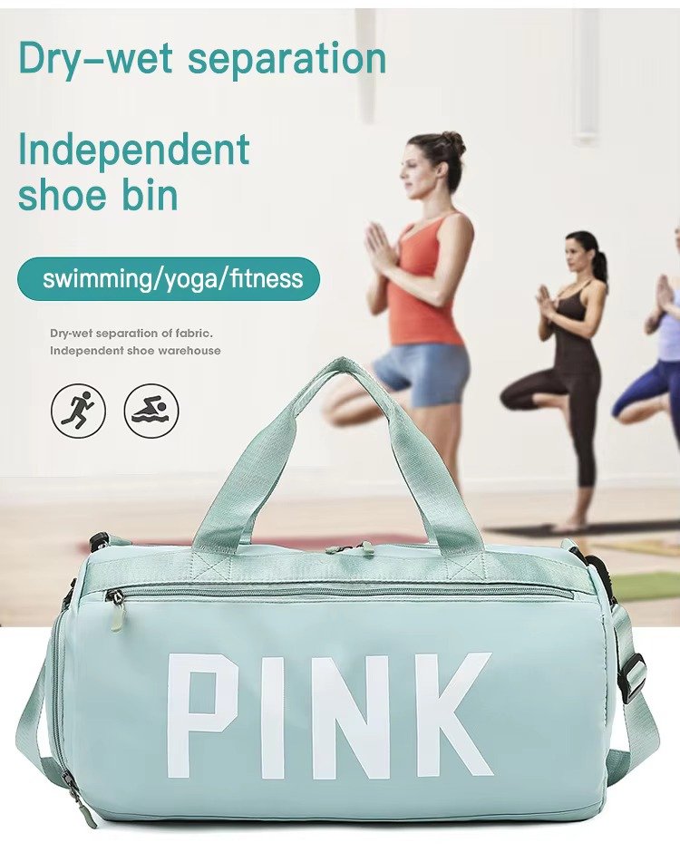 Large Capacity Waterproof Shoulder Crossbody Travel Bag -Printed Fitness Training Sports Handbag Duffel Bags detail image