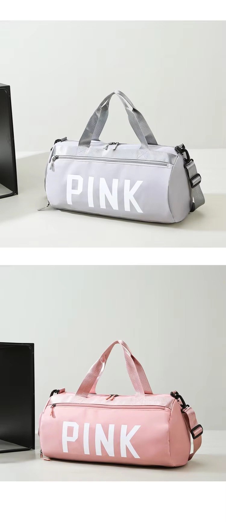Large Capacity Waterproof Shoulder Crossbody Travel Bag -Printed Fitness Training Sports Handbag Duffel Bags detail image