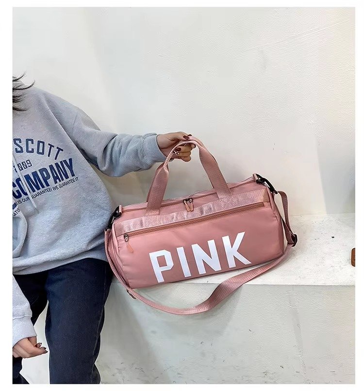Large Capacity Waterproof Shoulder Crossbody Travel Bag -Printed Fitness Training Sports Handbag Duffel Bags detail image
