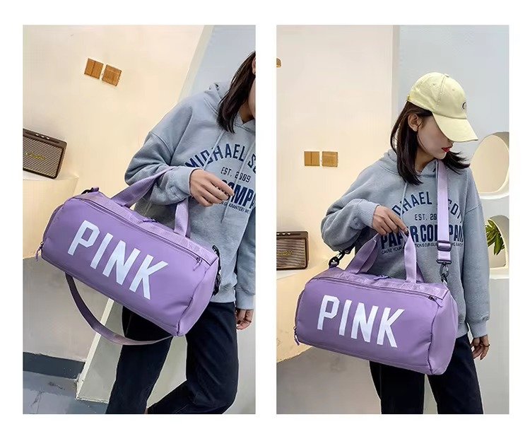 Large Capacity Waterproof Shoulder Crossbody Travel Bag -Printed Fitness Training Sports Handbag Duffel Bags detail image