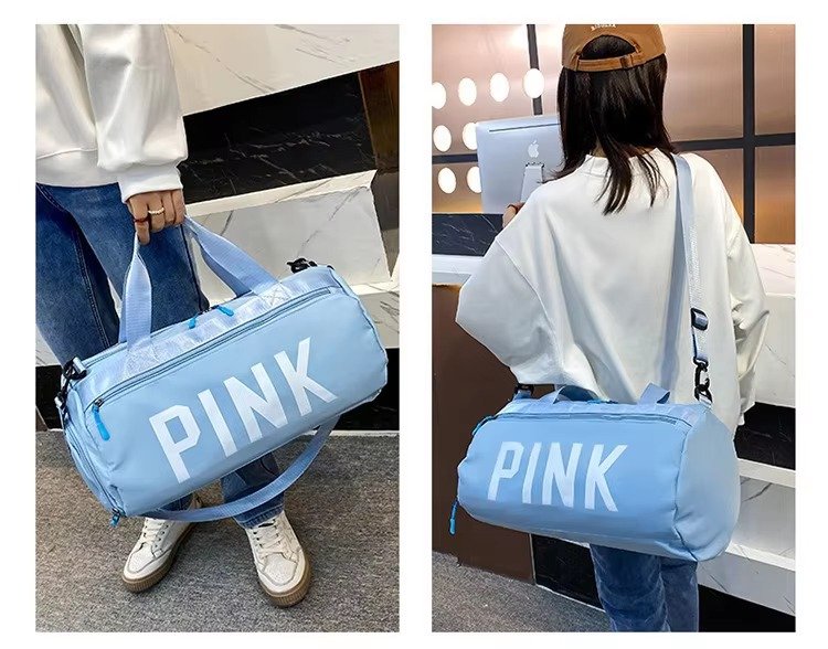 Large Capacity Waterproof Shoulder Crossbody Travel Bag -Printed Fitness Training Sports Handbag Duffel Bags detail image