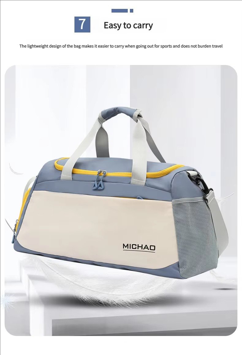 Sports Gym Shoulder Tote Bag Weekender Overnight Travel Luggage Bag Dry Wet Separation Fitness Storage Duffel Bags detail image
