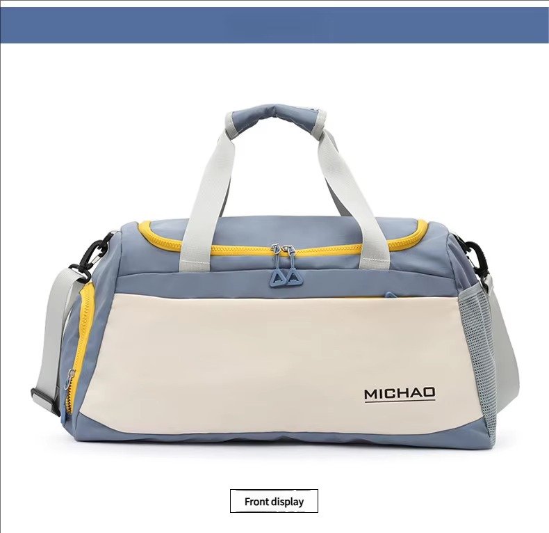 Sports Gym Shoulder Tote Bag Weekender Overnight Travel Luggage Bag Dry Wet Separation Fitness Storage Duffel Bags detail image
