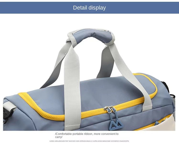 Sports Gym Shoulder Tote Bag Weekender Overnight Travel Luggage Bag Dry Wet Separation Fitness Storage Duffel Bags detail image