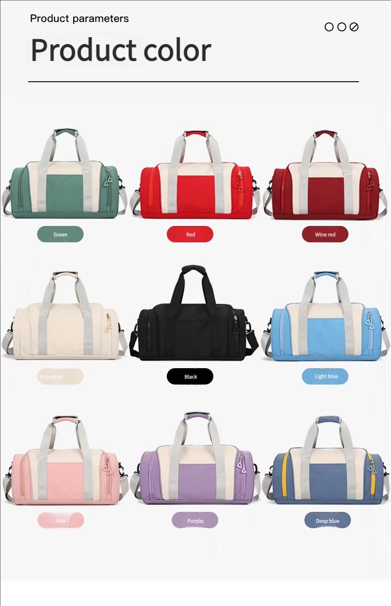 Large Capacity Oxford Weekend Overnight Tote Travel Duffel Bag Waterproof Luggage Duffle Sports Fitness Shoulder Bag detail image