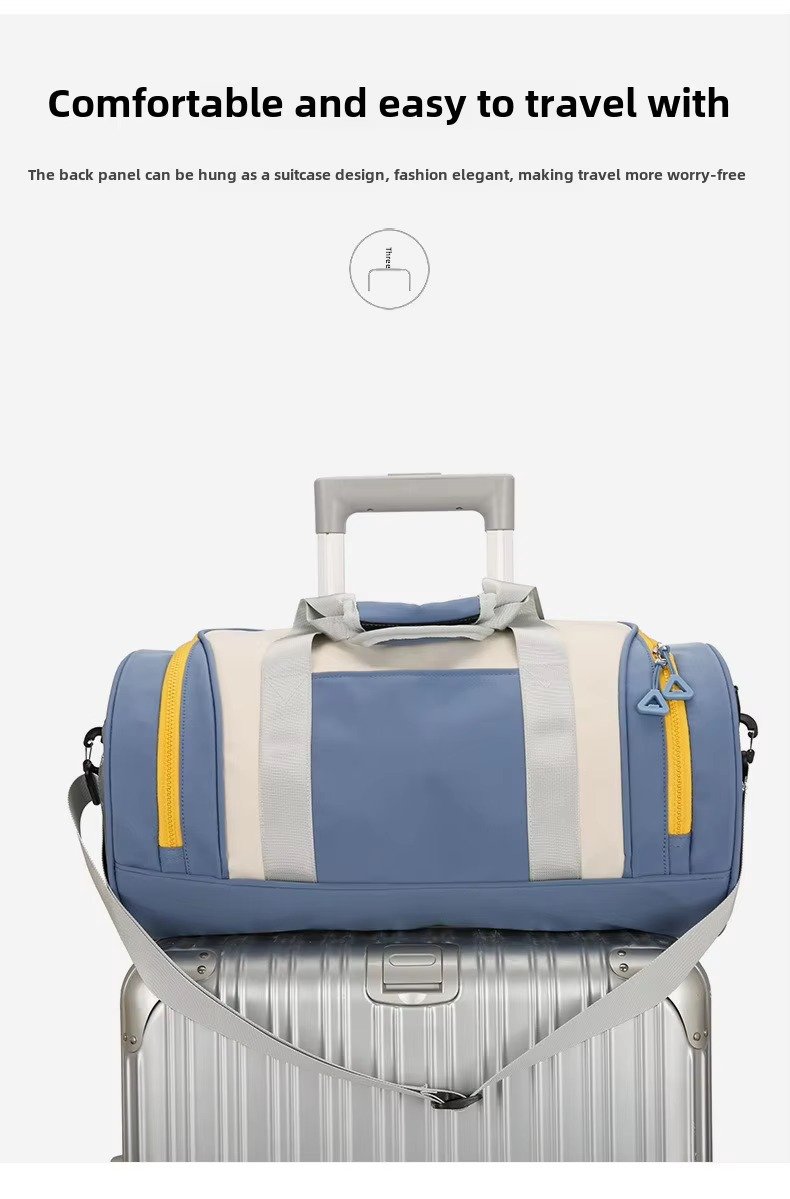 Large Capacity Oxford Weekend Overnight Tote Travel Duffel Bag Waterproof Luggage Duffle Sports Fitness Shoulder Bag detail image