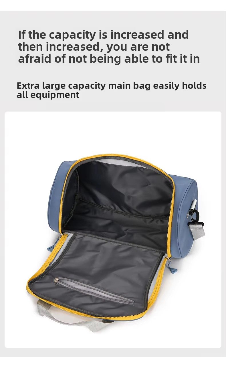 Large Capacity Oxford Weekend Overnight Tote Travel Duffel Bag Waterproof Luggage Duffle Sports Fitness Shoulder Bag detail image