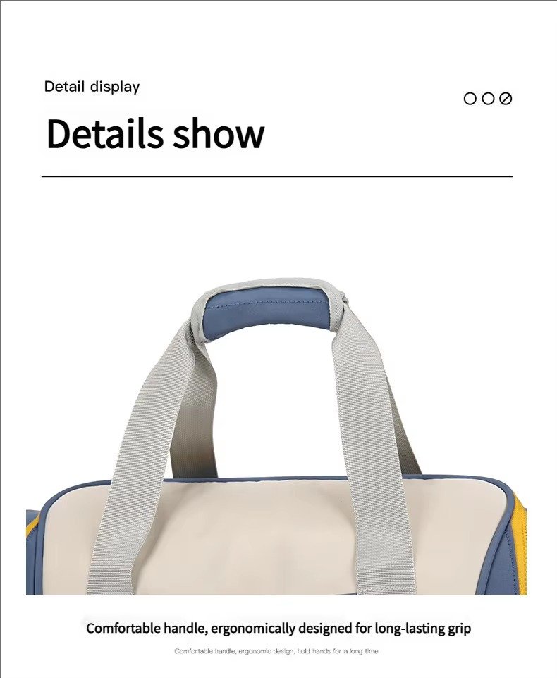 Large Capacity Oxford Weekend Overnight Tote Travel Duffel Bag Waterproof Luggage Duffle Sports Fitness Shoulder Bag detail image