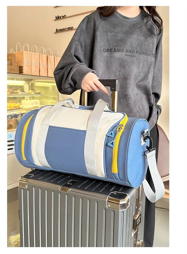 Large Capacity Oxford Weekend Overnight Tote Travel Duffel Bag Waterproof Luggage Duffle Sports Fitness Shoulder Bag detail image