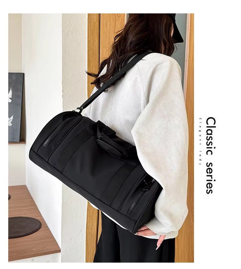 Large Capacity Oxford Weekend Overnight Tote Travel Duffel Bag Waterproof Luggage Duffle Sports Fitness Shoulder Bag detail image