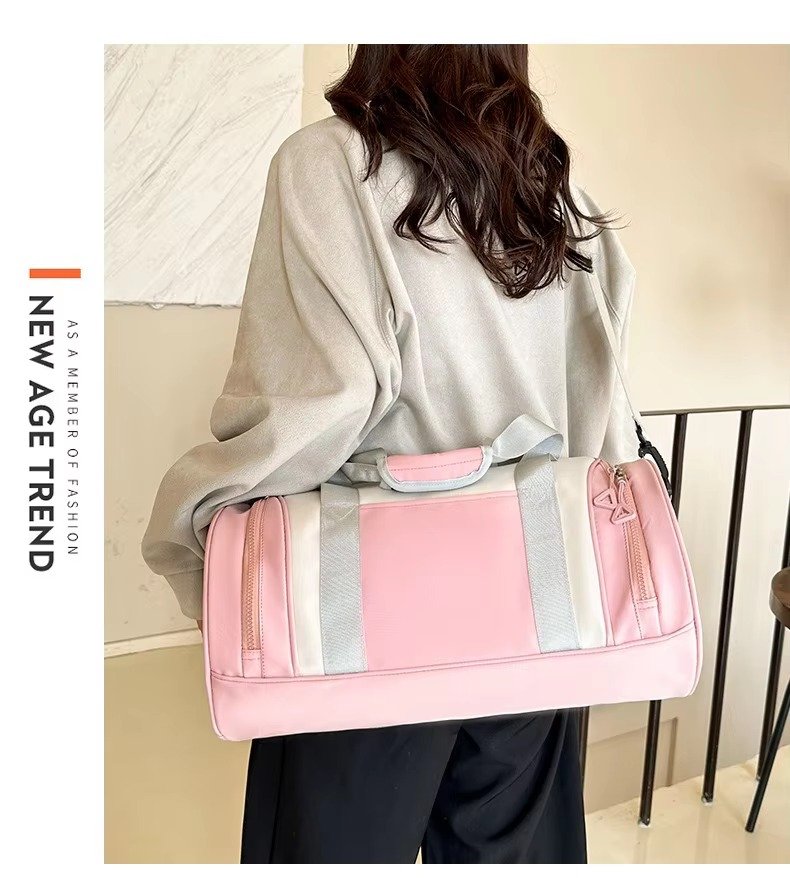 Large Capacity Oxford Weekend Overnight Tote Travel Duffel Bag Waterproof Luggage Duffle Sports Fitness Shoulder Bag detail image