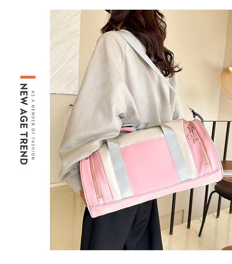 Large Capacity Oxford Weekend Overnight Tote Travel Duffel Bag Waterproof Luggage Duffle Sports Fitness Shoulder Bag detail image