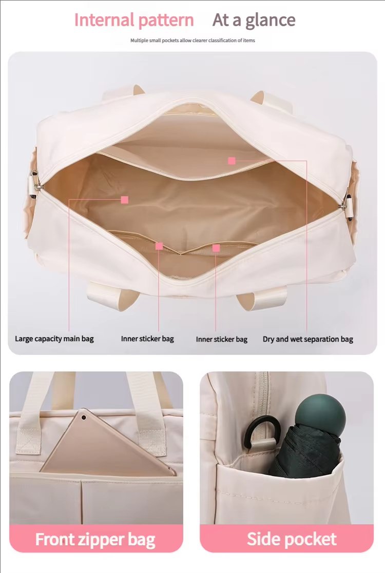 Large Capacity Multi-function Gym Sports Travel Outdoor Handbag Storage Travel Tote Bag - product detail