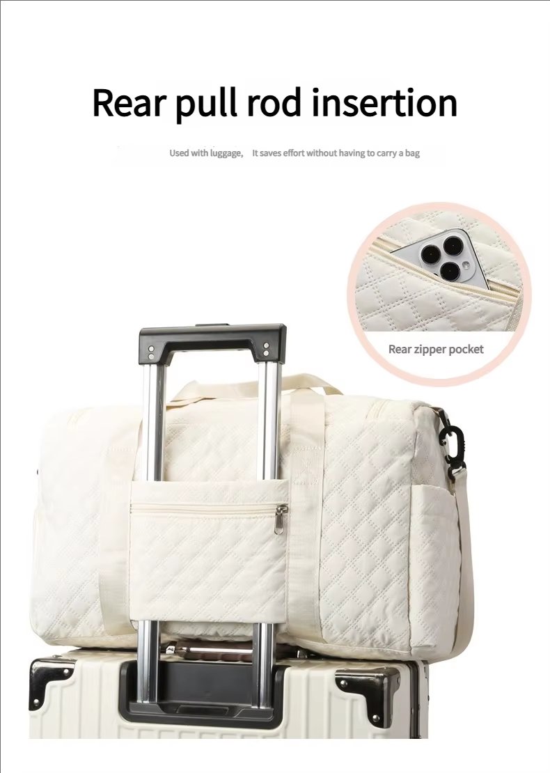 Waterproof Shoe Compartment Oxford Sports Travel Lightweight Duffel Bag product detail