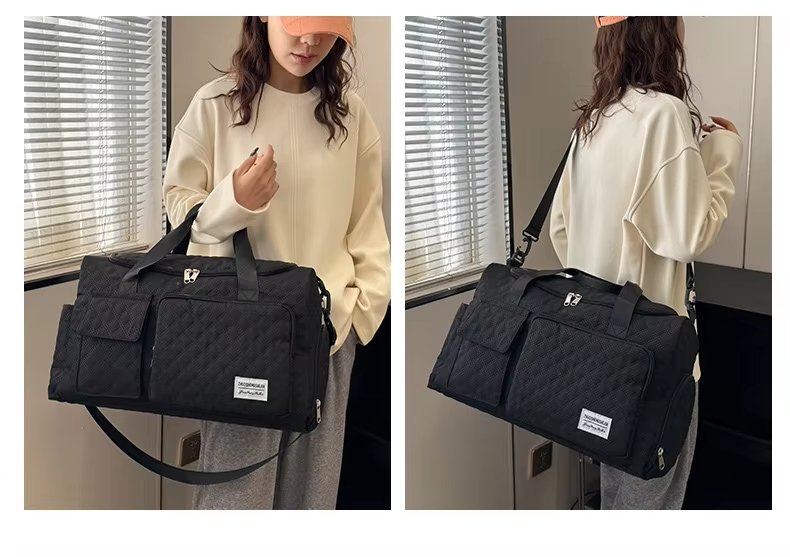 Waterproof Shoe Compartment Oxford Sports Travel Lightweight Duffel Bag product detail