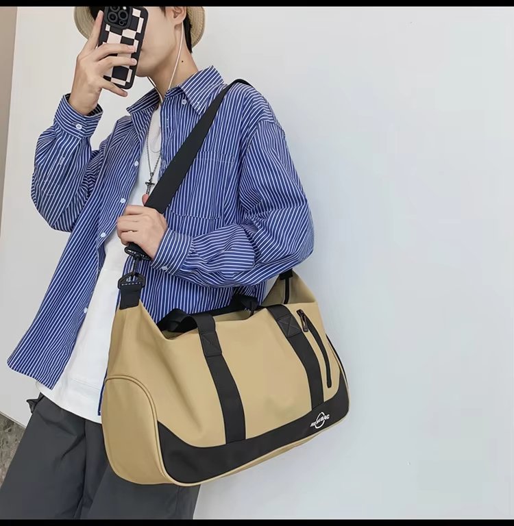 Oxford Waterproof Large Capacity Shoe Compartment Lightweight Multi-function Travel Tote Bag - product detail