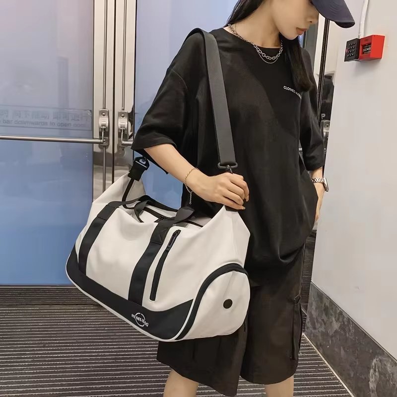 Oxford Waterproof Large Capacity Shoe Compartment Lightweight Multi-function Travel Tote Bag - product detail