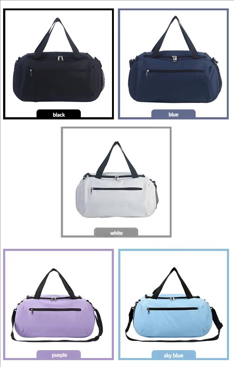Sports Gym Fitness Duffel Bag Large Capacity Waterproof Weekender Overnight Duffle Luggage Travel Bags For detail image