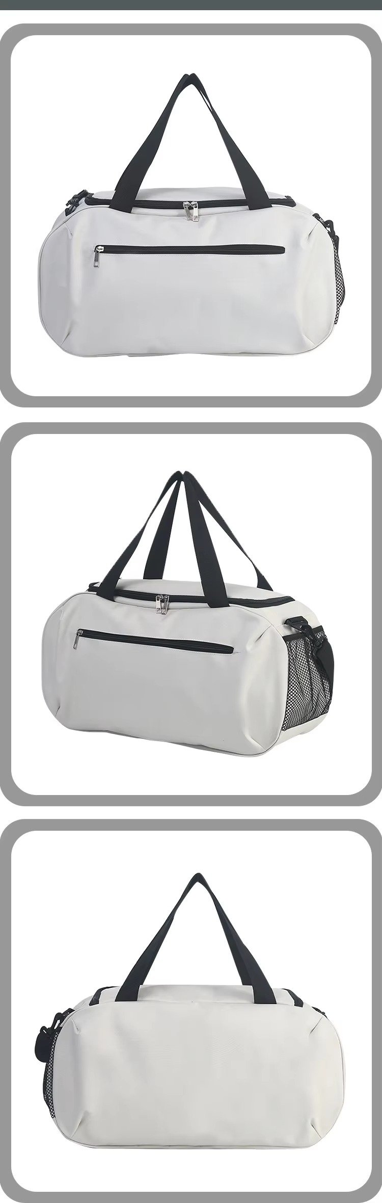 Sports Gym Fitness Duffel Bag Large Capacity Waterproof Weekender Overnight Duffle Luggage Travel Bags For detail image