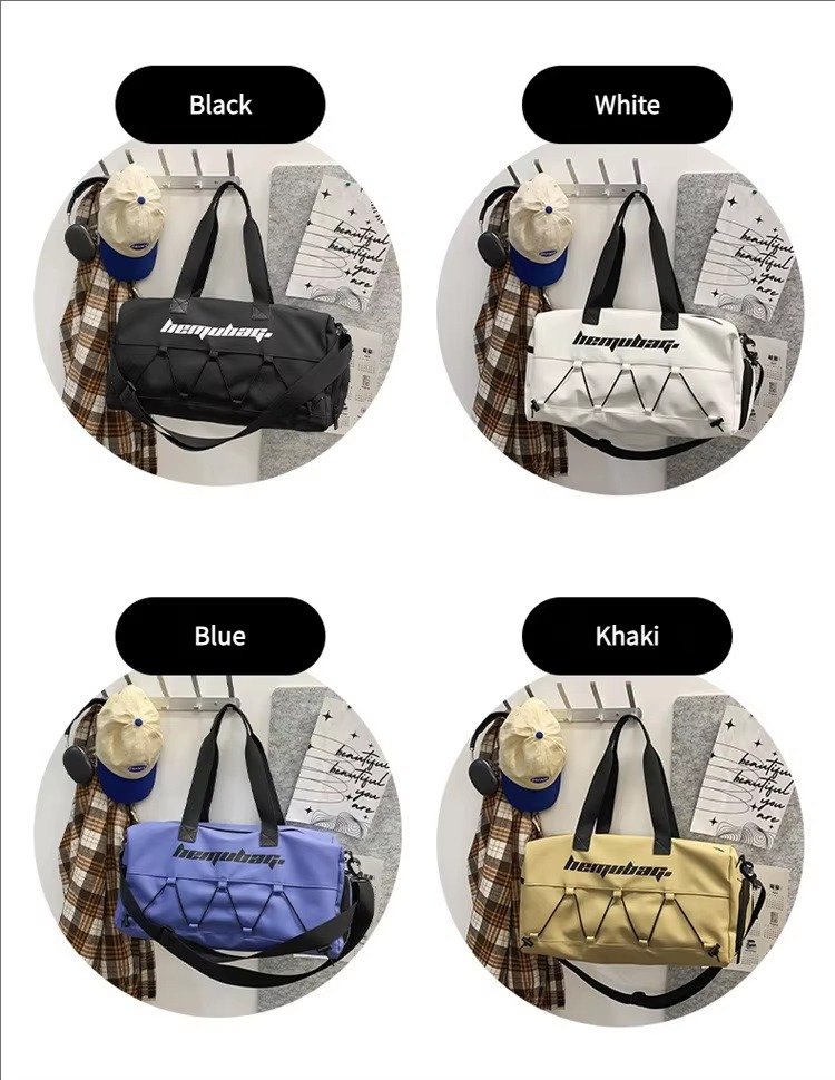 Large Capacity Waterproof Oxford Hand-Held Travel Duffel Bag Sports Gym Yoga Duffle Bag For and detail image