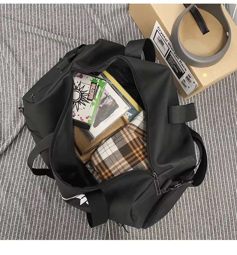 Large Capacity Waterproof Oxford Hand-Held Travel Duffel Bag Sports Gym Yoga Duffle Bag For and detail image