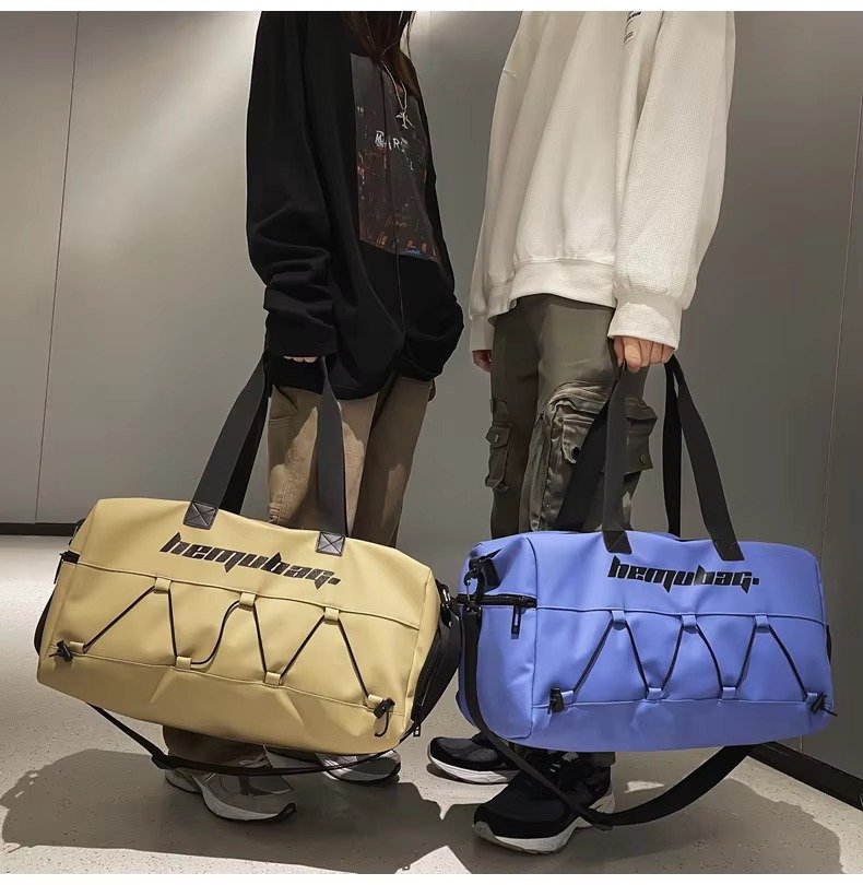 Large Capacity Waterproof Oxford Hand-Held Travel Duffel Bag Sports Gym Yoga Duffle Bag For and detail image