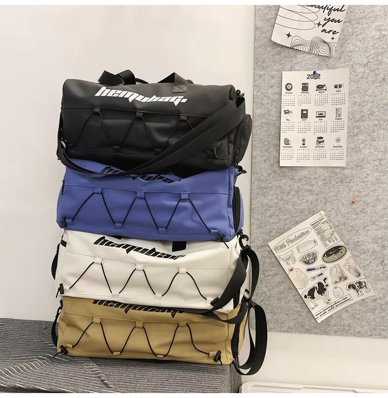 Large Capacity Waterproof Oxford Hand-Held Travel Duffel Bag Sports Gym Yoga Duffle Bag For and detail image