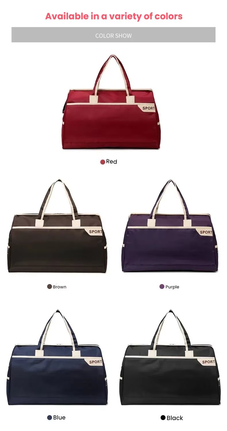 Waterproof Large Capacity Dry Wet Separation Shoe Compartment Lightweight Weekender Travel Tote Bag - product detail