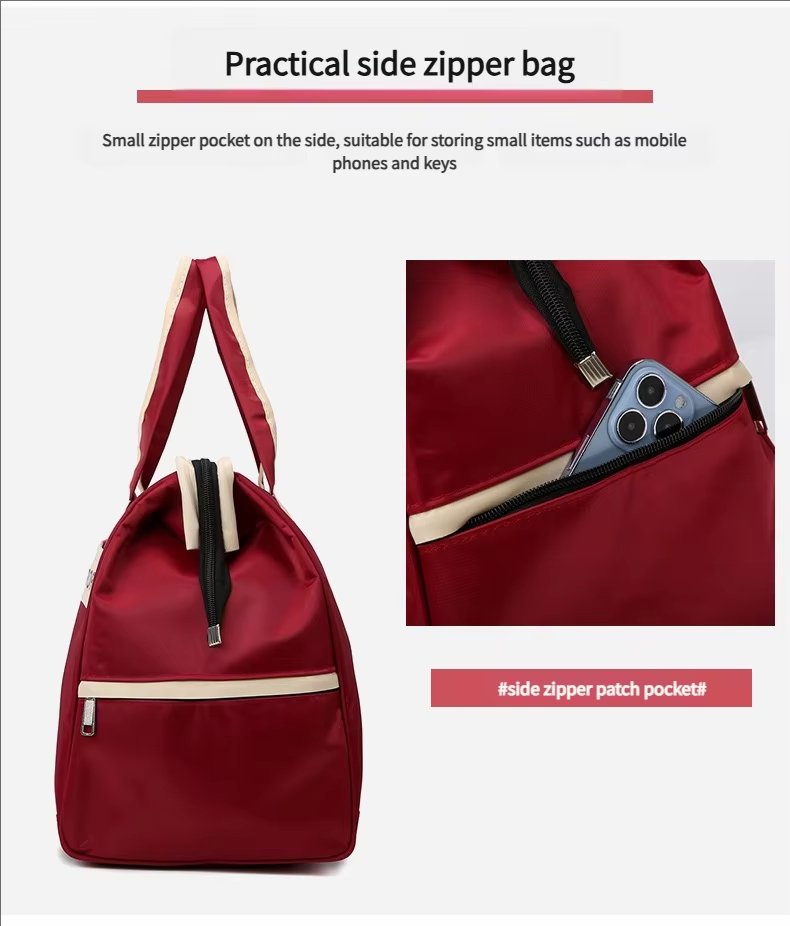 Waterproof Large Capacity Dry Wet Separation Shoe Compartment Lightweight Weekender Travel Tote Bag - product detail