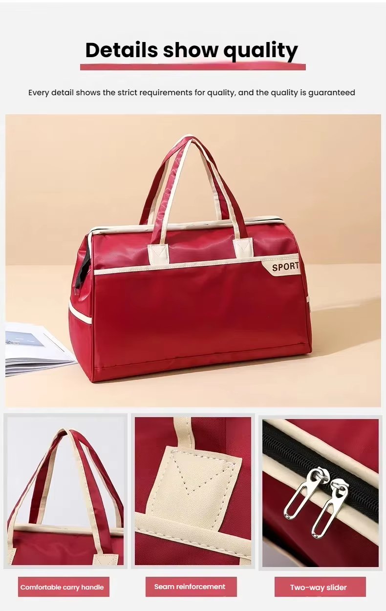Waterproof Large Capacity Dry Wet Separation Shoe Compartment Lightweight Weekender Travel Tote Bag - product detail