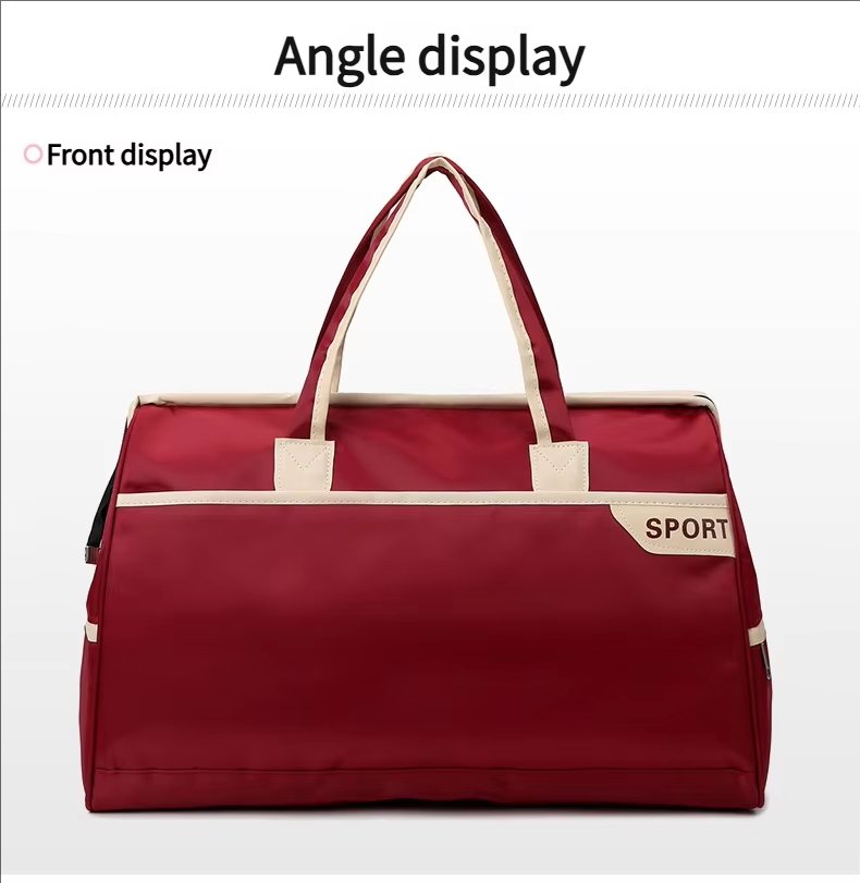 Waterproof Large Capacity Dry Wet Separation Shoe Compartment Lightweight Weekender Travel Tote Bag - product detail