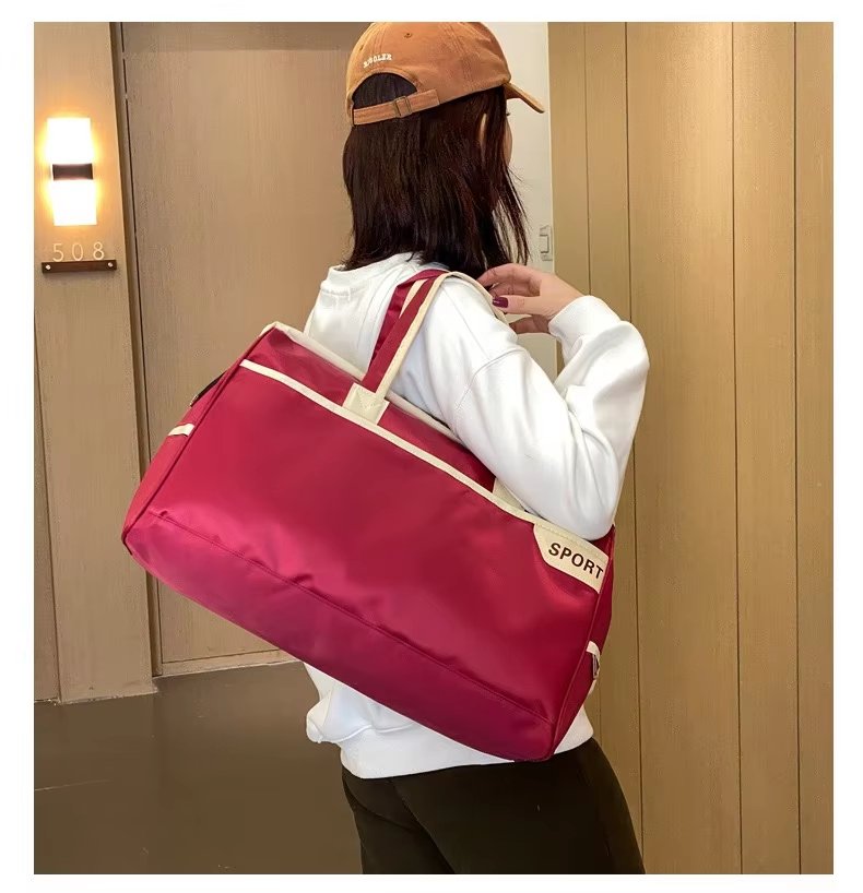 Waterproof Large Capacity Dry Wet Separation Shoe Compartment Lightweight Weekender Travel Tote Bag - product detail