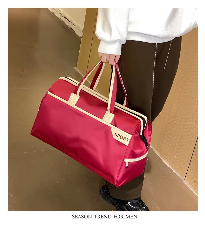 Waterproof Large Capacity Dry Wet Separation Shoe Compartment Lightweight Weekender Travel Tote Bag - product detail