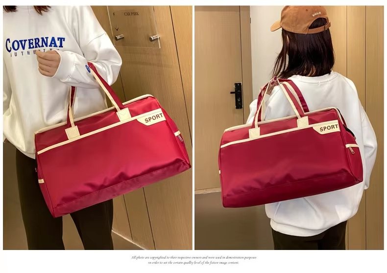 Waterproof Large Capacity Dry Wet Separation Shoe Compartment Lightweight Weekender Travel Tote Bag - product detail