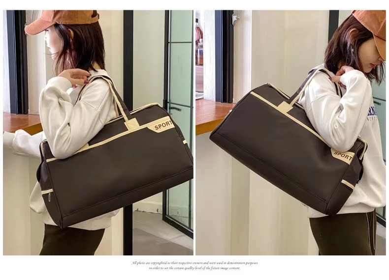 Waterproof Large Capacity Dry Wet Separation Shoe Compartment Lightweight Weekender Travel Tote Bag - product detail