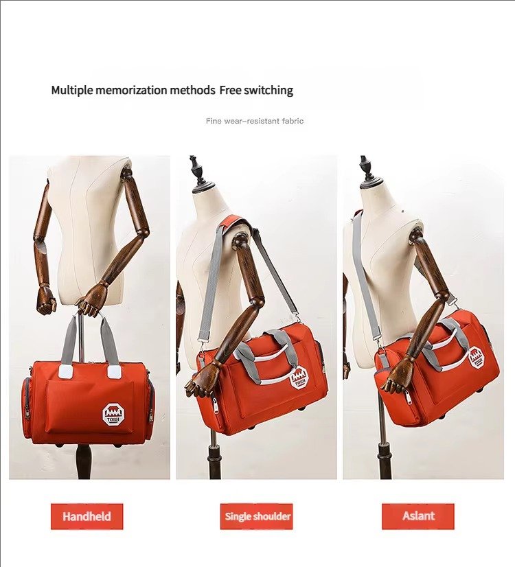 Multifunctional Waterproof Shoulder Travel Luggage Bag Large Gym Sports Exercise Yoga Swimming Training Carry Duffel Bags detail image