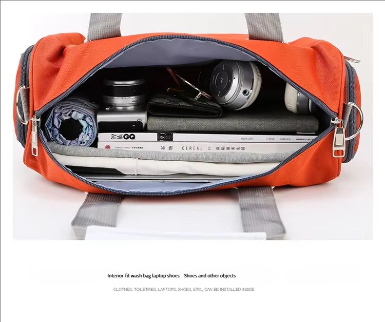 Multifunctional Waterproof Shoulder Travel Luggage Bag Large Gym Sports Exercise Yoga Swimming Training Carry Duffel Bags detail image
