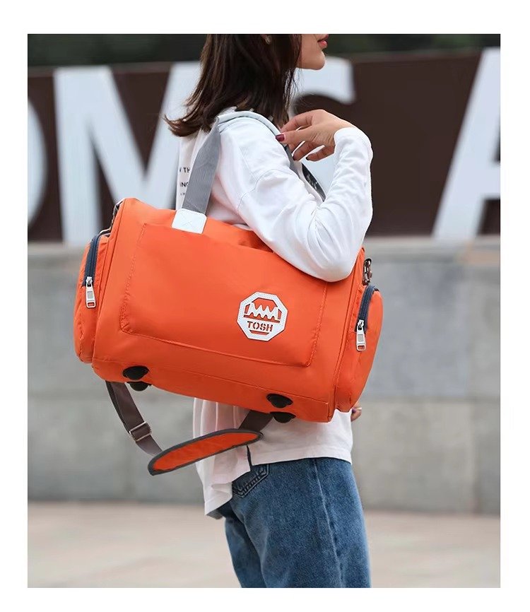 Multifunctional Waterproof Shoulder Travel Luggage Bag Large Gym Sports Exercise Yoga Swimming Training Carry Duffel Bags detail image