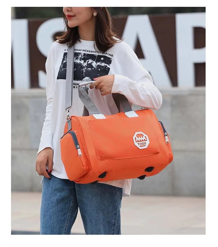 Multifunctional Waterproof Shoulder Travel Luggage Bag Large Gym Sports Exercise Yoga Swimming Training Carry Duffel Bags detail image