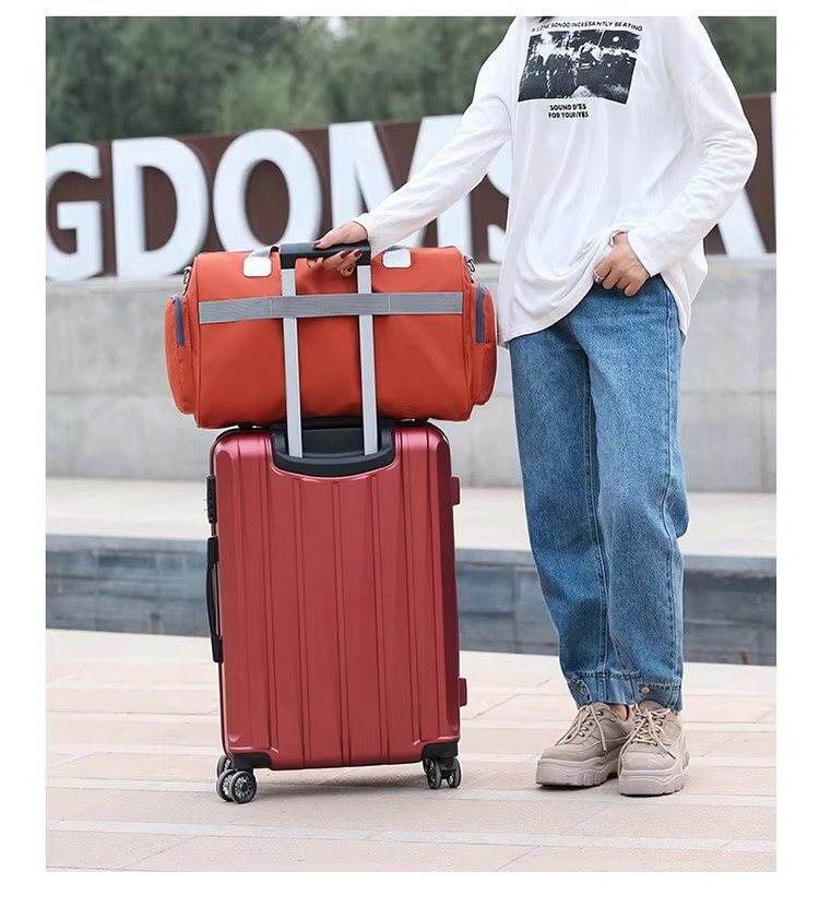 Multifunctional Waterproof Shoulder Travel Luggage Bag Large Gym Sports Exercise Yoga Swimming Training Carry Duffel Bags detail image