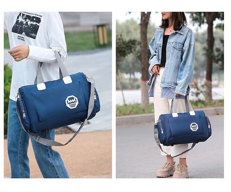 Multifunctional Waterproof Shoulder Travel Luggage Bag Large Gym Sports Exercise Yoga Swimming Training Carry Duffel Bags detail image