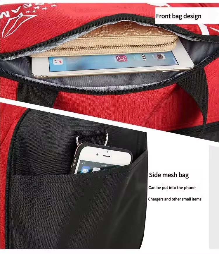 Low Moq Gym Sports Fitness Exercise Shoulder Bag Cheap Nylon Dry and Wet Separation Yoga Bag Waterproof Travel Duffel Bag detail image