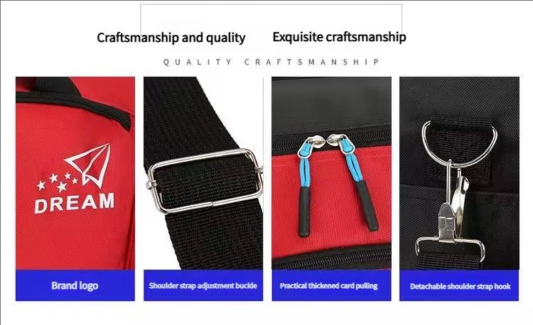 Low Moq Gym Sports Fitness Exercise Shoulder Bag Cheap Nylon Dry and Wet Separation Yoga Bag Waterproof Travel Duffel Bag detail image