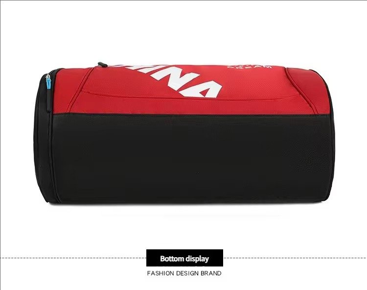 Low Moq Gym Sports Fitness Exercise Shoulder Bag Cheap Nylon Dry and Wet Separation Yoga Bag Waterproof Travel Duffel Bag detail image