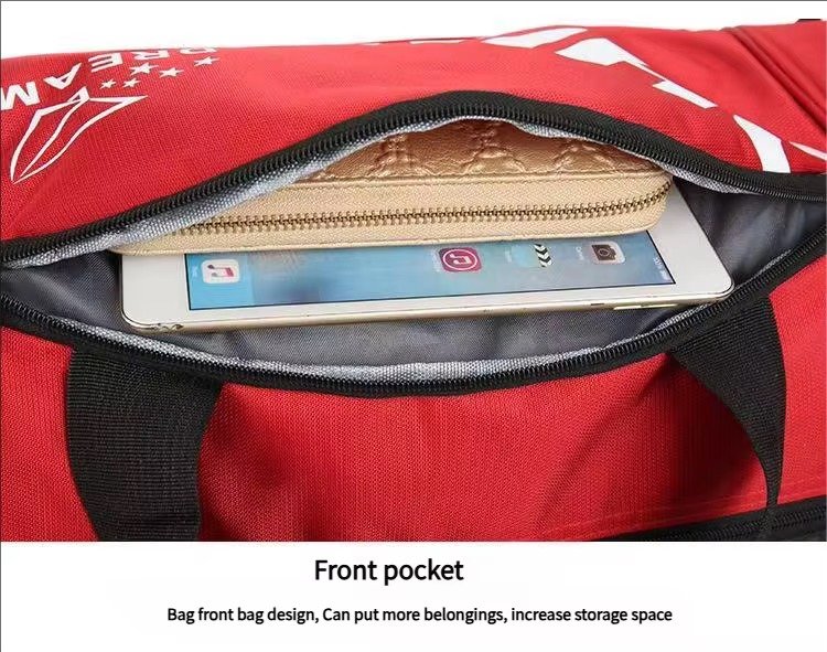 Low Moq Gym Sports Fitness Exercise Shoulder Bag Cheap Nylon Dry and Wet Separation Yoga Bag Waterproof Travel Duffel Bag detail image
