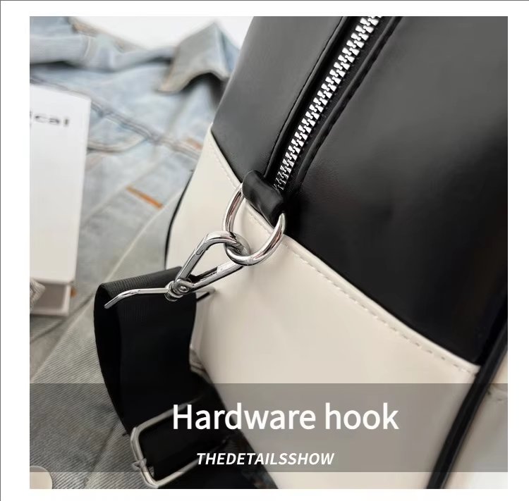 Waterproof PU Leather Business Travel Overnight Duffel Bag product detail