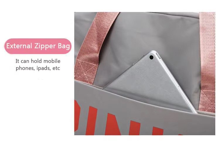 Dry and Wet Separation Large Capacity Travel Duffel Bag Expandable Swimming Gym Sports Fitness Yoga Tote Bag detail image