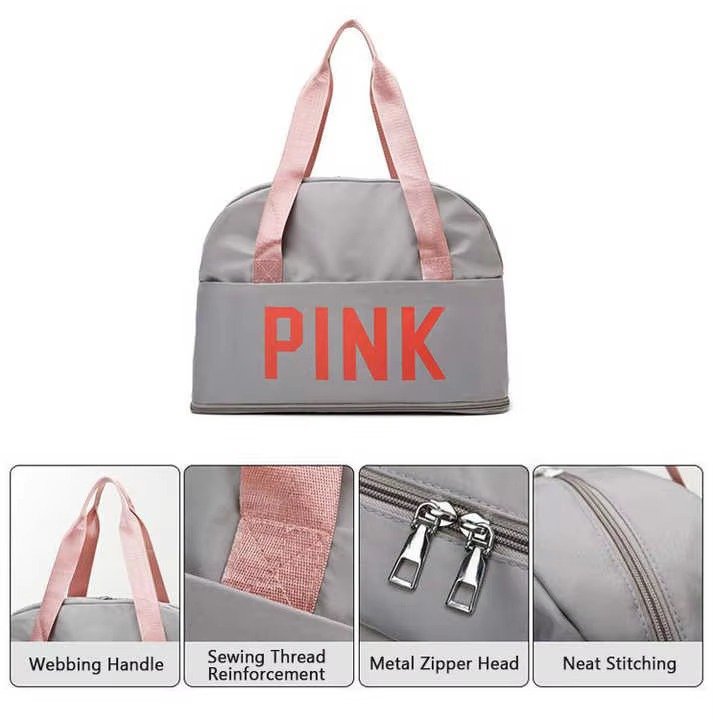 Dry and Wet Separation Large Capacity Travel Duffel Bag Expandable Swimming Gym Sports Fitness Yoga Tote Bag detail image