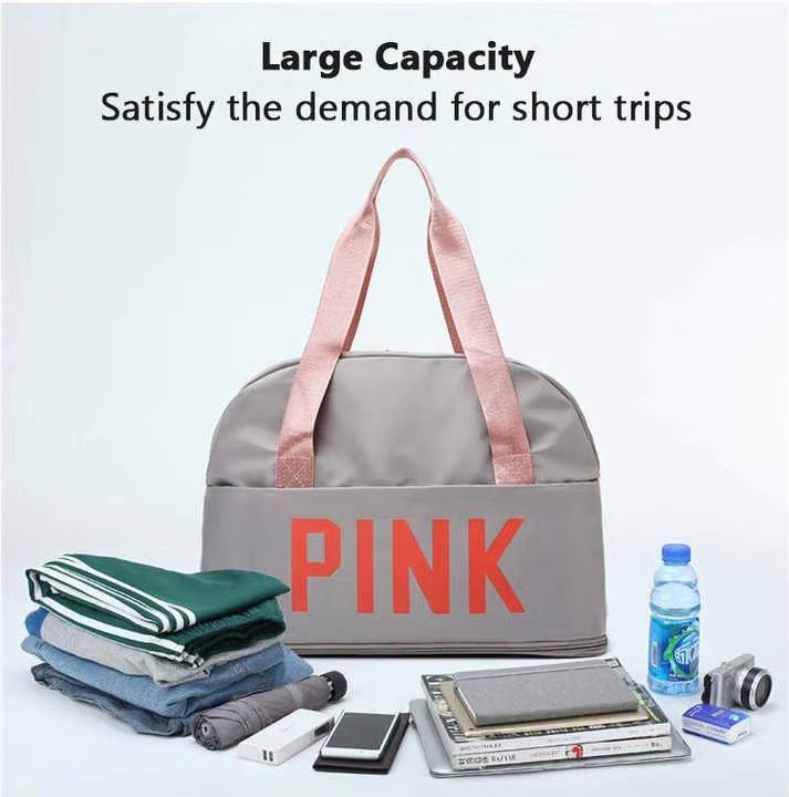 Dry and Wet Separation Large Capacity Travel Duffel Bag Expandable Swimming Gym Sports Fitness Yoga Tote Bag detail image