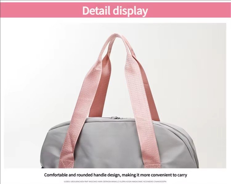 Dry and Wet Separation Large Capacity Travel Duffel Bag Expandable Swimming Gym Sports Fitness Yoga Tote Bag detail image